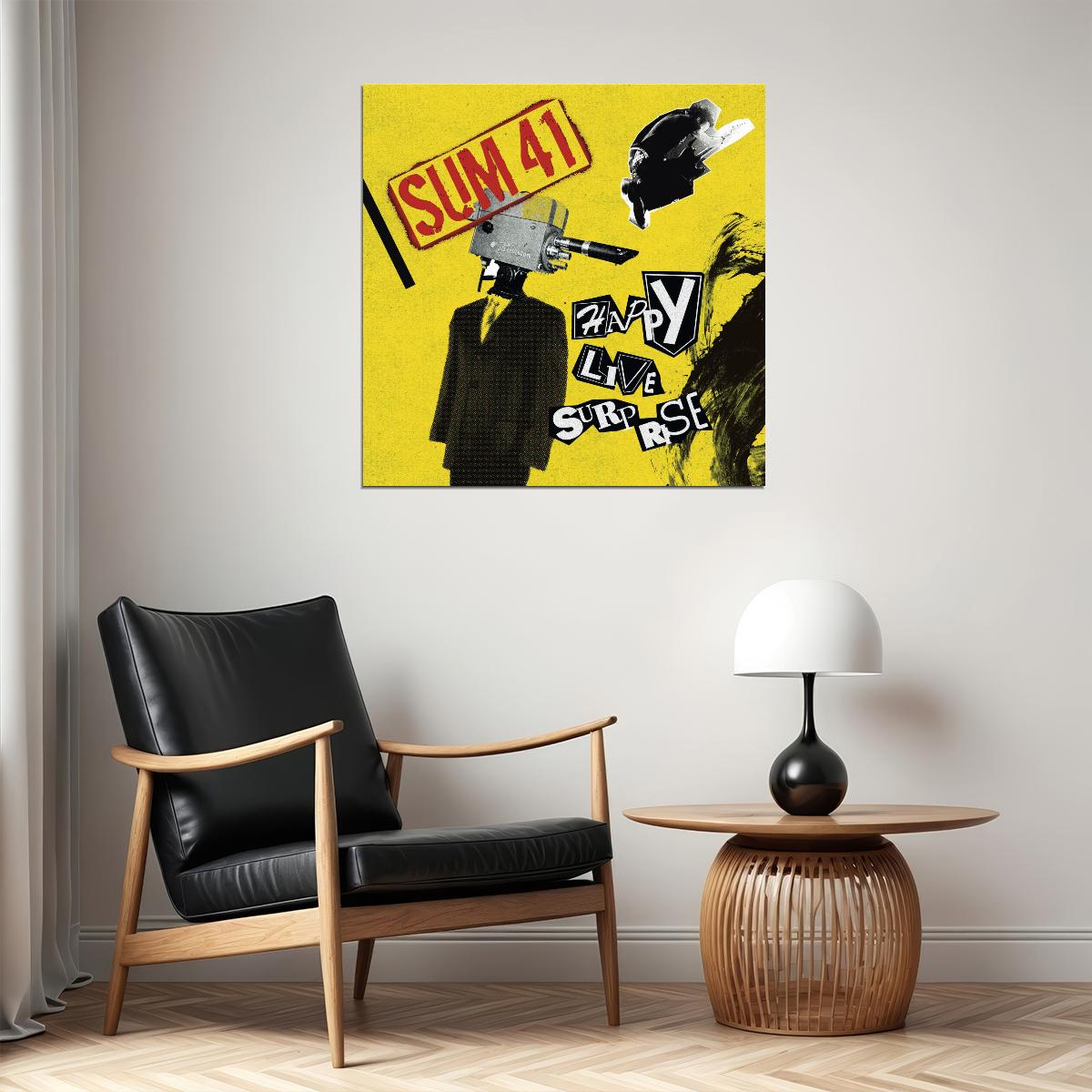 Sum 41 Go Chuck Yourself Album Cover Art Music Poster Iconic Punk Rock Band Print