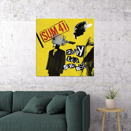 Sum 41 Go Chuck Yourself Album Cover Art Music Poster Iconic Punk Rock Band Print - xonomax