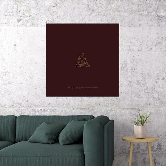 Trivium The Sin And The Sentence Album Cover Art Rock Music Poster Heavy Metal Band Music Print - xonomax