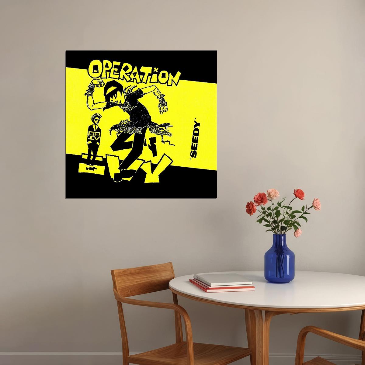 Operation Ivy Seedy Album Cover Art Punk Music Poster Wall Print - xonomax