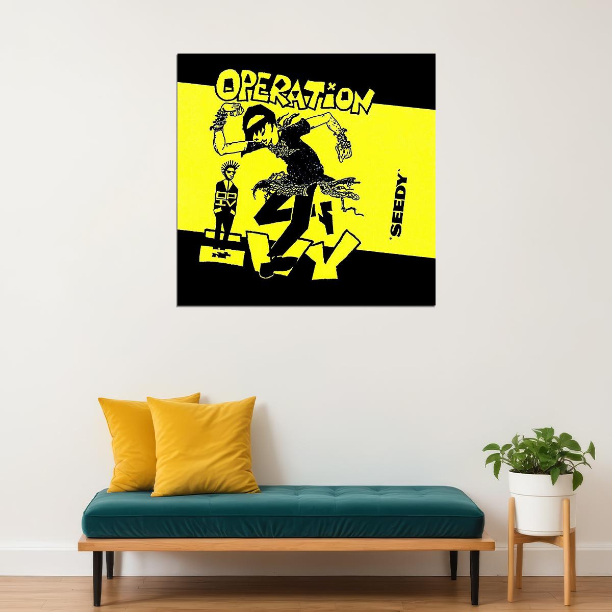 Operation Ivy Seedy Album Cover Art Punk Music Poster Wall Print - xonomax