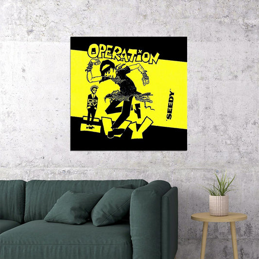 Operation Ivy Seedy Album Cover Art Punk Music Poster Wall Print - xonomax