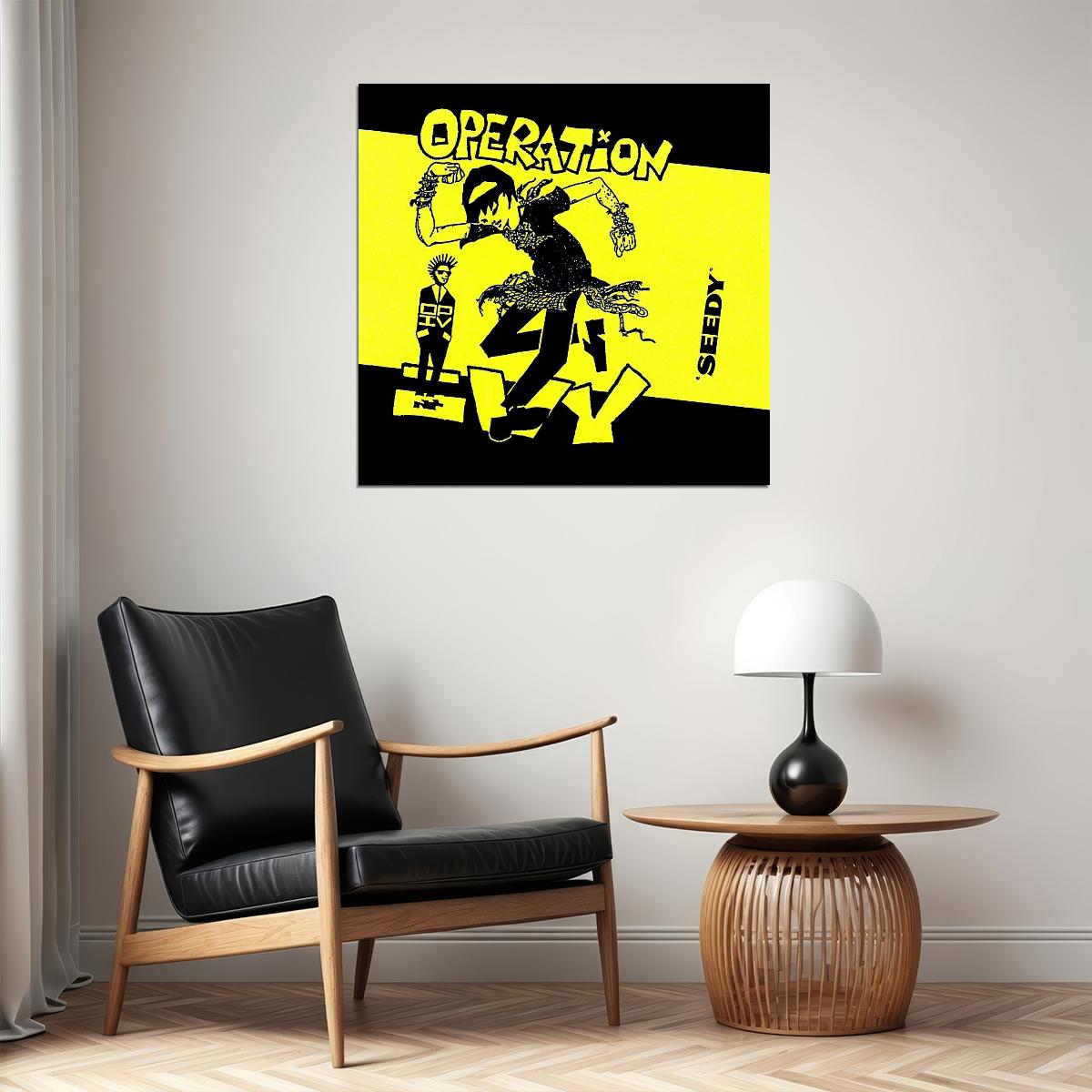 Operation Ivy Seedy Album Cover Art Punk Music Poster Wall Print - xonomax
