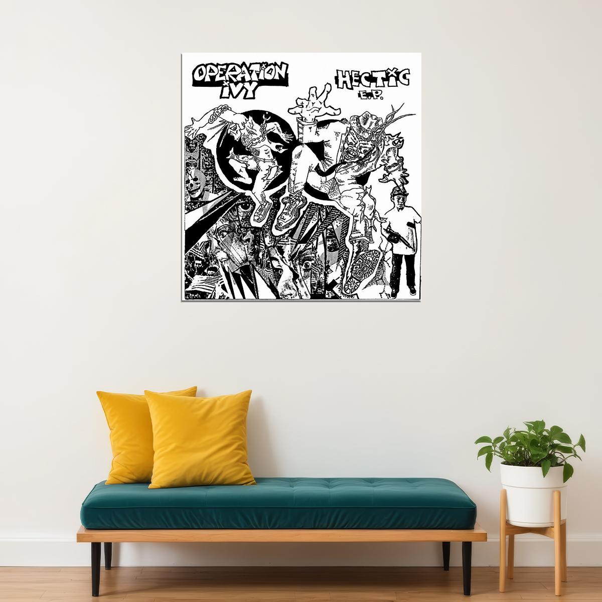 Operation Ivy Hectic Album Cover Art Punk Music Poster Wall Print