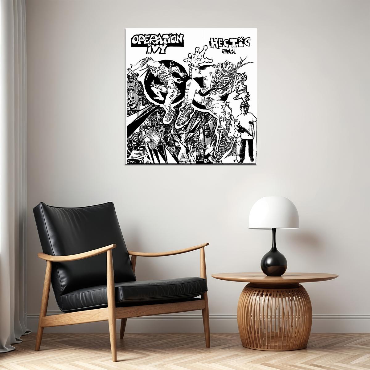 Operation Ivy Hectic Album Cover Art Punk Music Poster Wall Print