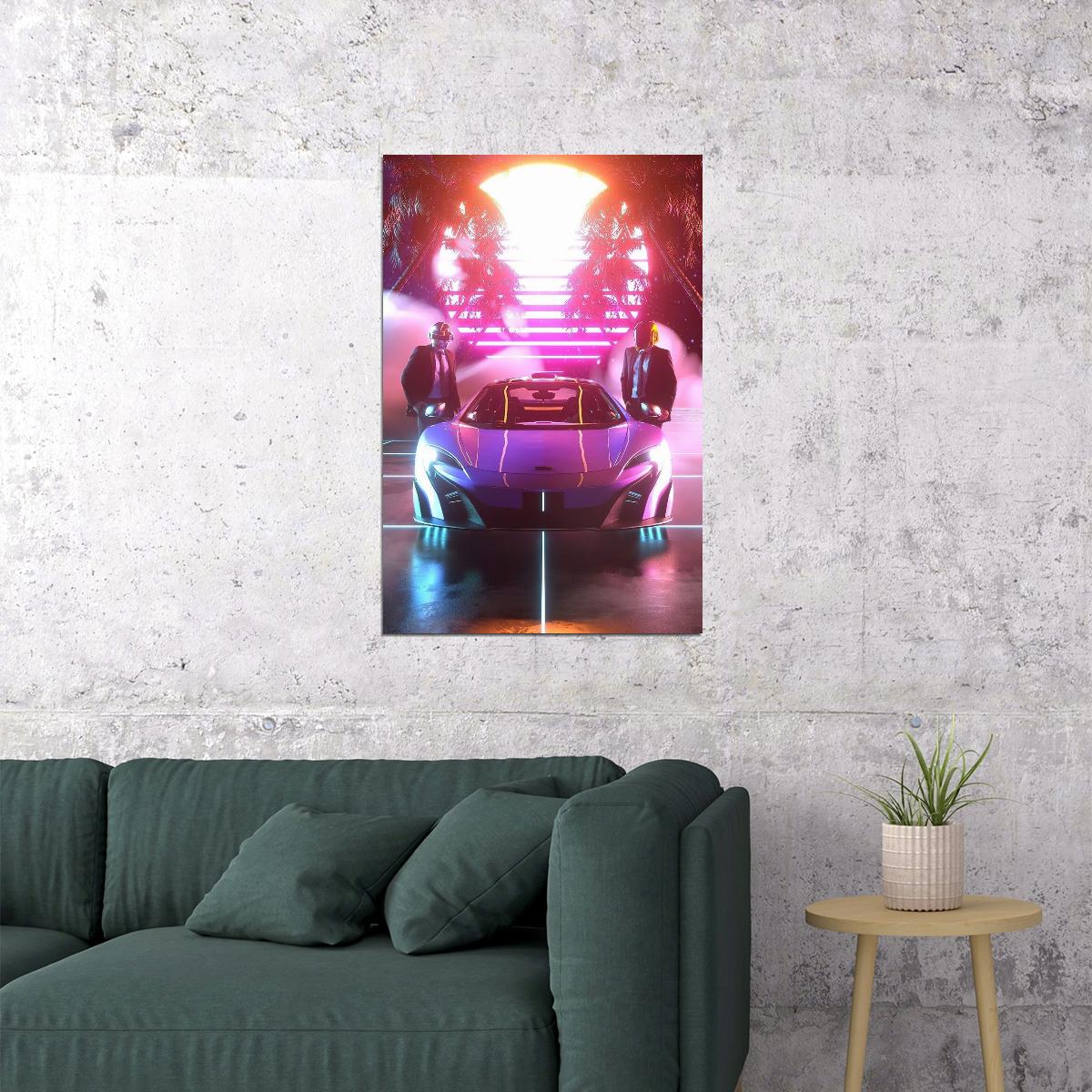 Mclaren Car Poster Sports Vehicle Wall Art Supercar