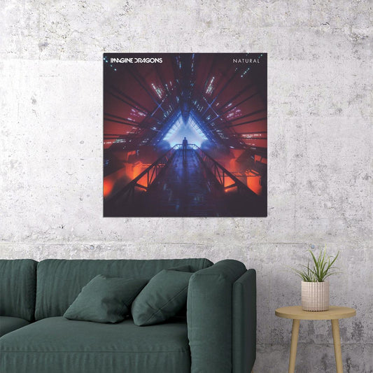 Imagine Dragons Natural Album Cover Art Rock Music Poster Band Music Print - xonomax