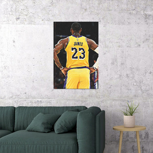 Lebron James Poster Famous Basketball Player Motivational Sports Print - xonomax