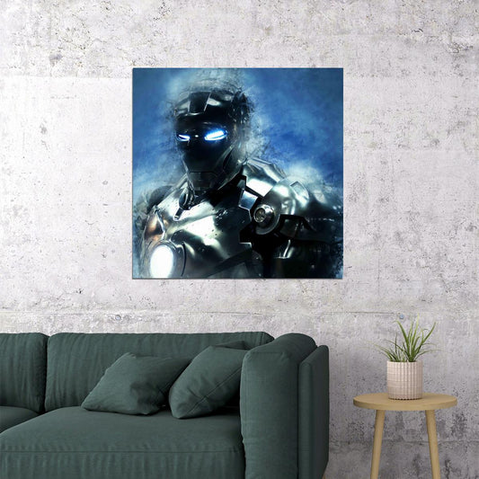 Iron Man Movie Poster Marvel Comics Superhero Wall Art Film Print - xonomax