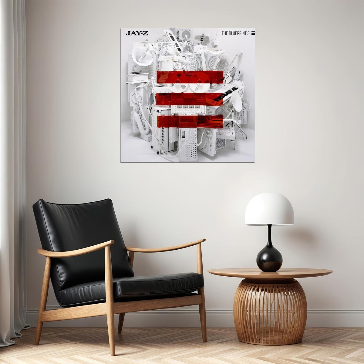 Jay-z Music Poster Rap Hip-hop Artist Wall Art