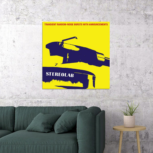 Stereolab Transient Random-noise Bursts Album Cover Art Music Poster Band Print - xonomax