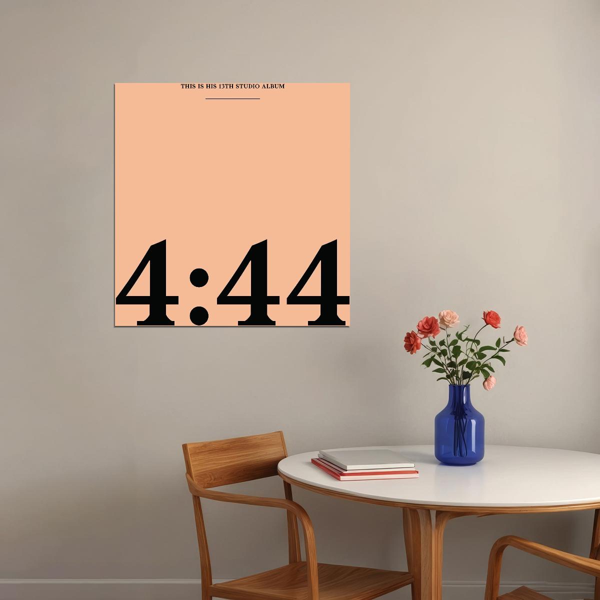 Jay-z 4:44 Album Cover Art Music Poster Rap Wall Print