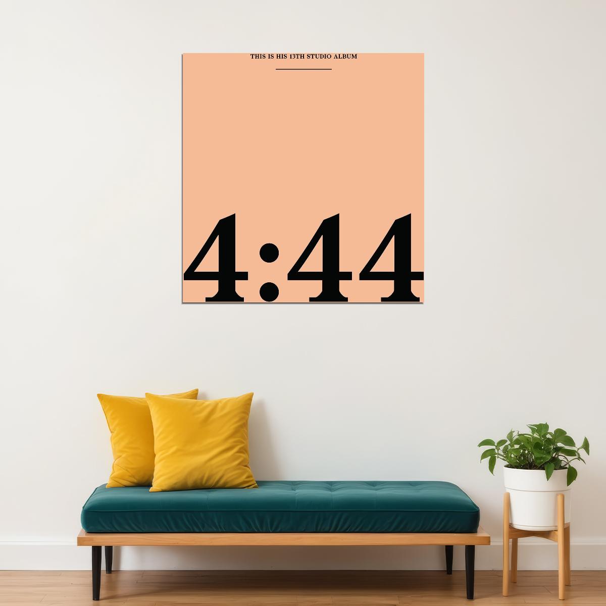 Jay-z 4:44 Album Cover Art Music Poster Rap Wall Print