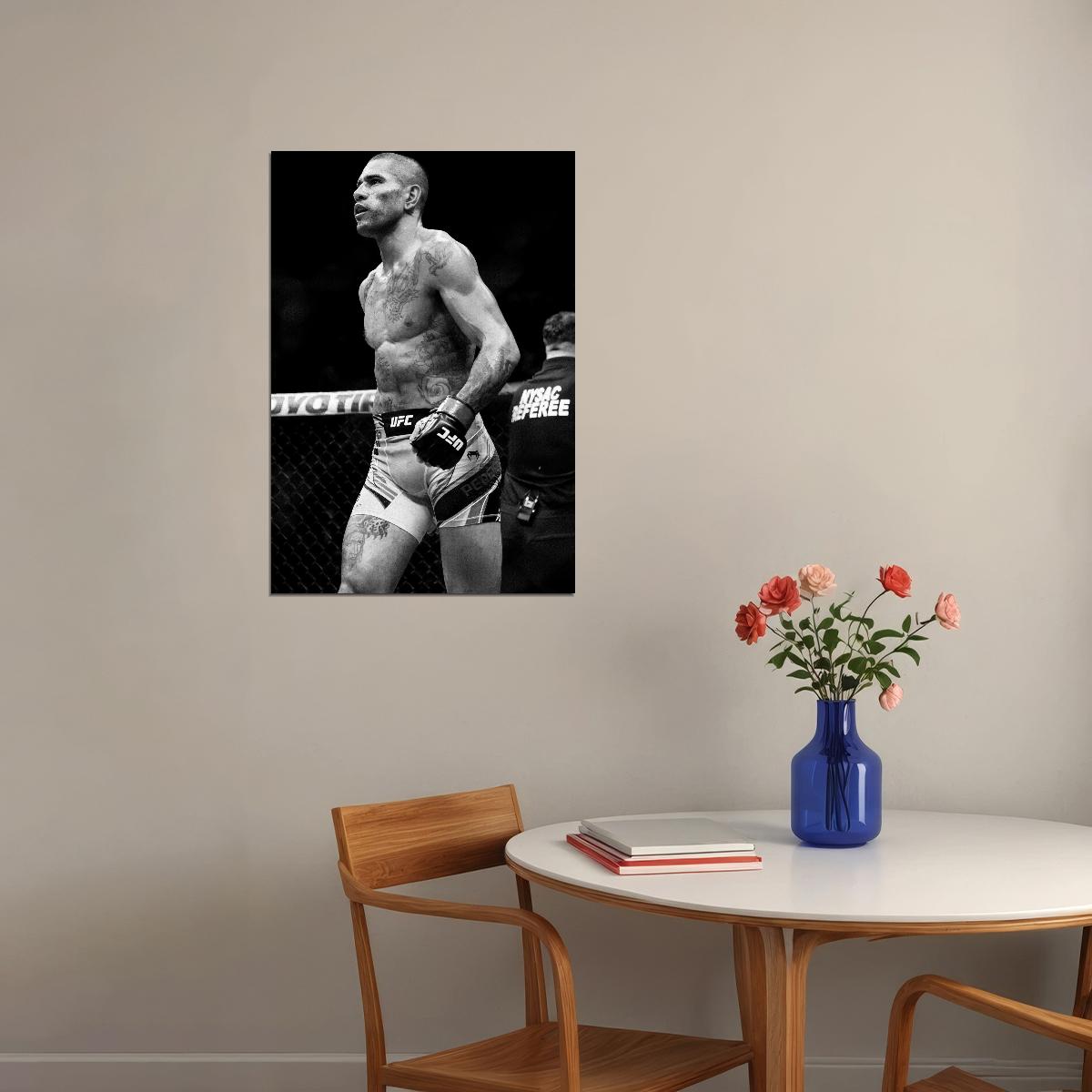 Alex Pereira Poster Mma Fighter Wall Art Ufc Champion Sports Print - xonomax