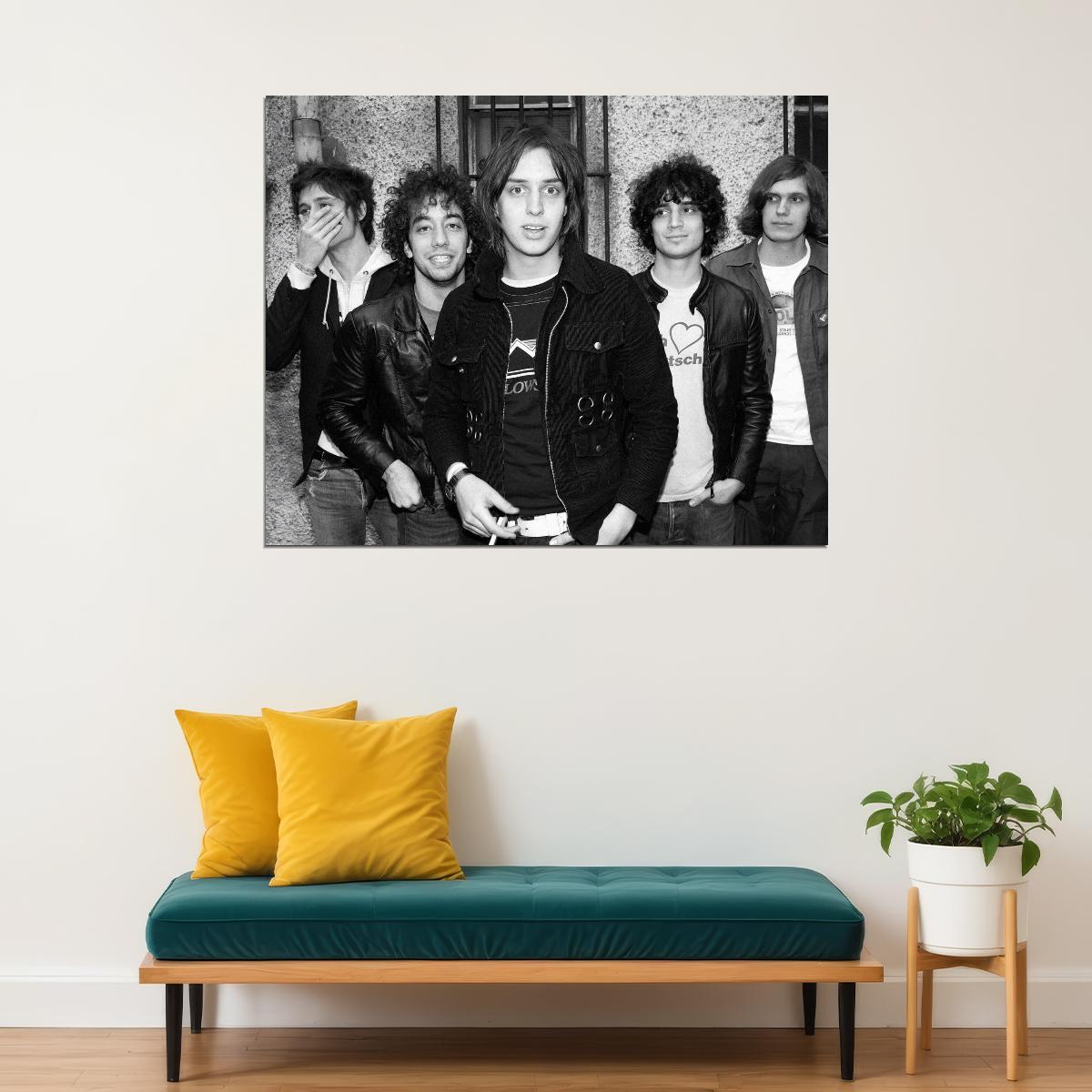 The Strokes Room On Fire Rock Music Poster Iconic Band Wall Art - xonomax