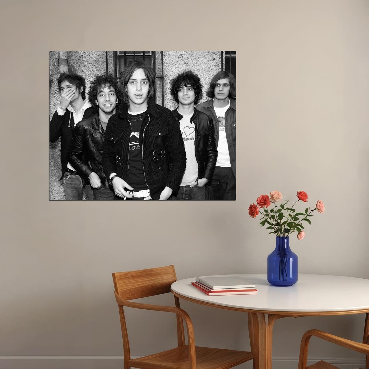 The Strokes Room On Fire Rock Music Poster Iconic Band Wall Art - xonomax