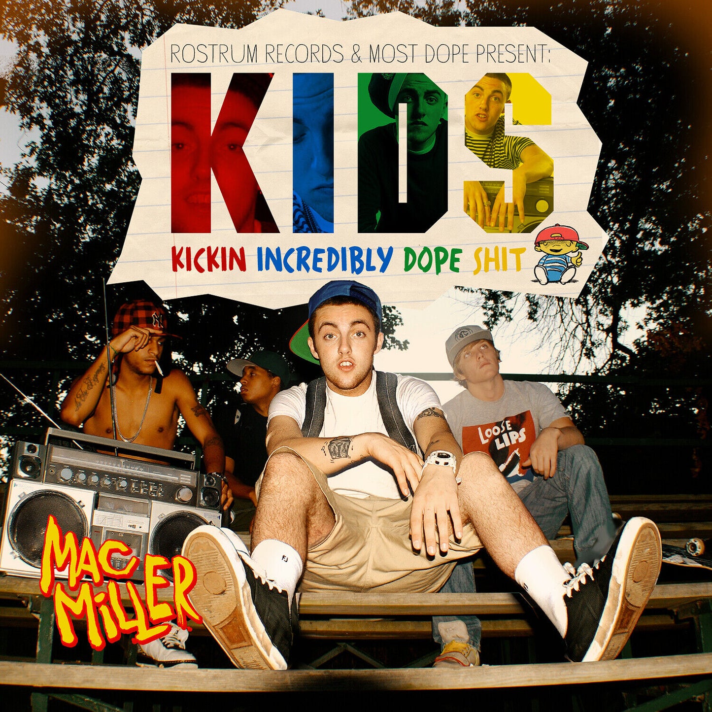 Mac Miller K.i.d.s. Album Cover Art Music Poster Rap Hip-hop