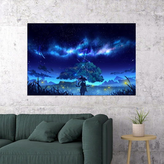 Genshin Impact Video Game Poster Action Rpg Wall Art Fantasy Adventure Print - xonomax