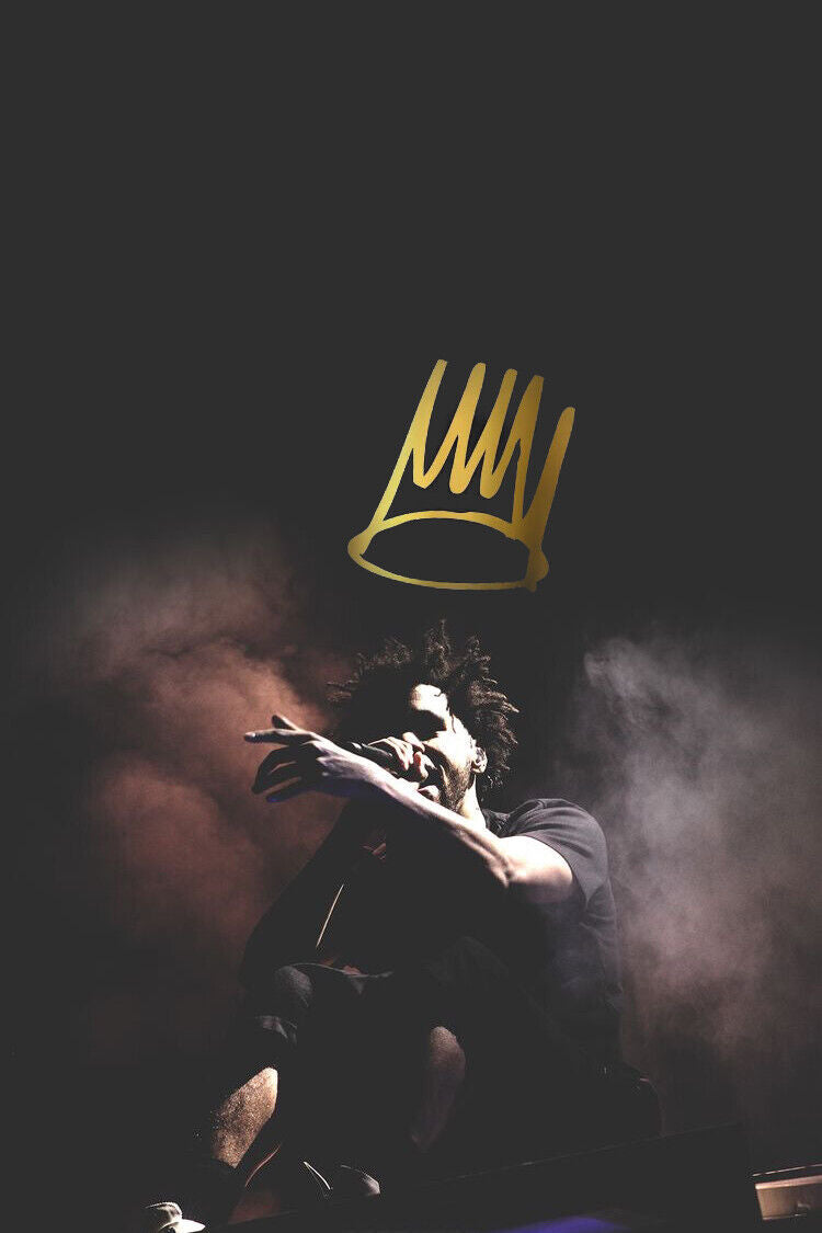 J. Cole Rap Music Poster Hip-hop Artist Wall Art Inspirational Print