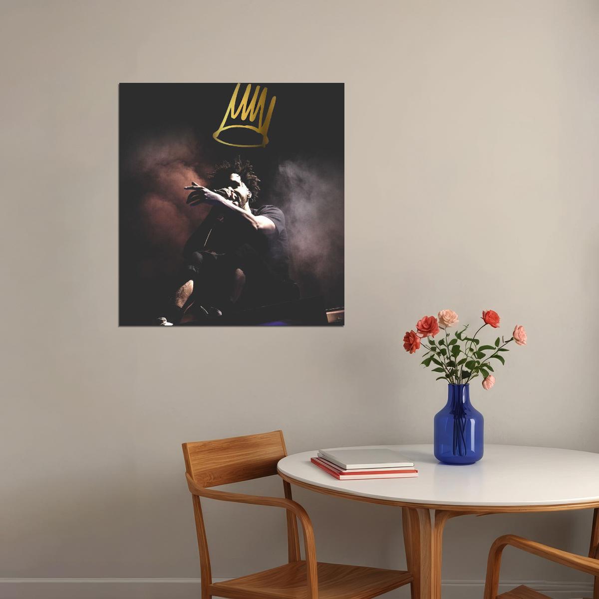 J. Cole Rap Music Poster Hip-hop Artist Wall Art Inspirational Print