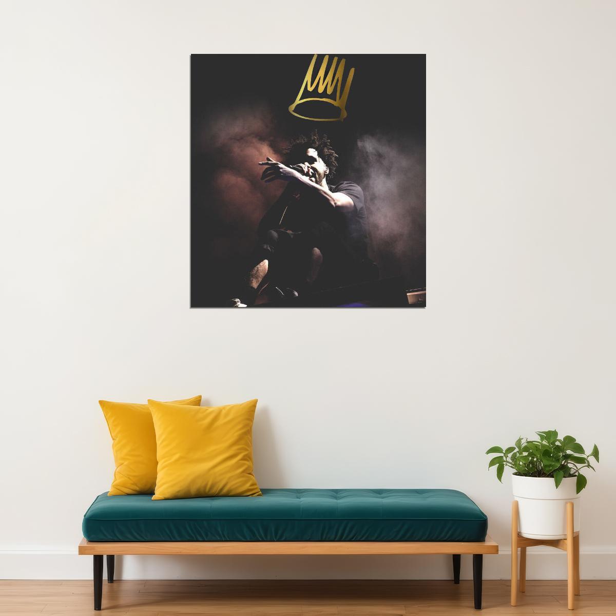 J. Cole Rap Music Poster Hip-hop Artist Wall Art Inspirational Print