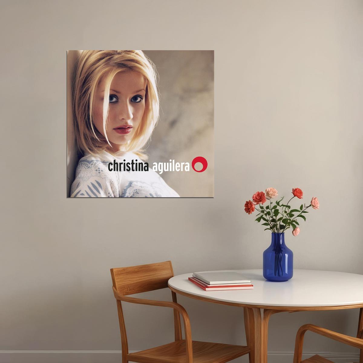 Christina Aguilera Poster 90s 00s Pop Music Wall Art Singer Print - xonomax