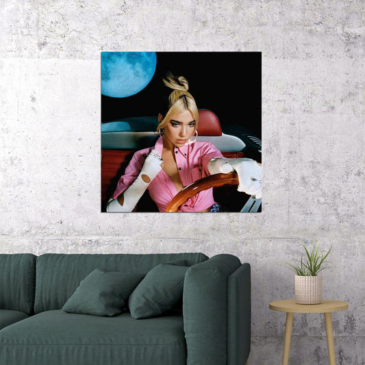 Dua Lipa Poster Pop Music Wall Art Singer-songwriter Print - xonomax