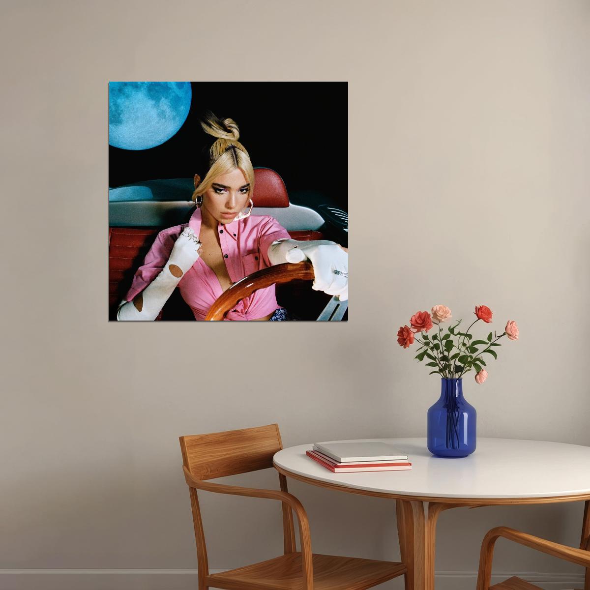 Dua Lipa Poster Pop Music Wall Art Singer-songwriter Print