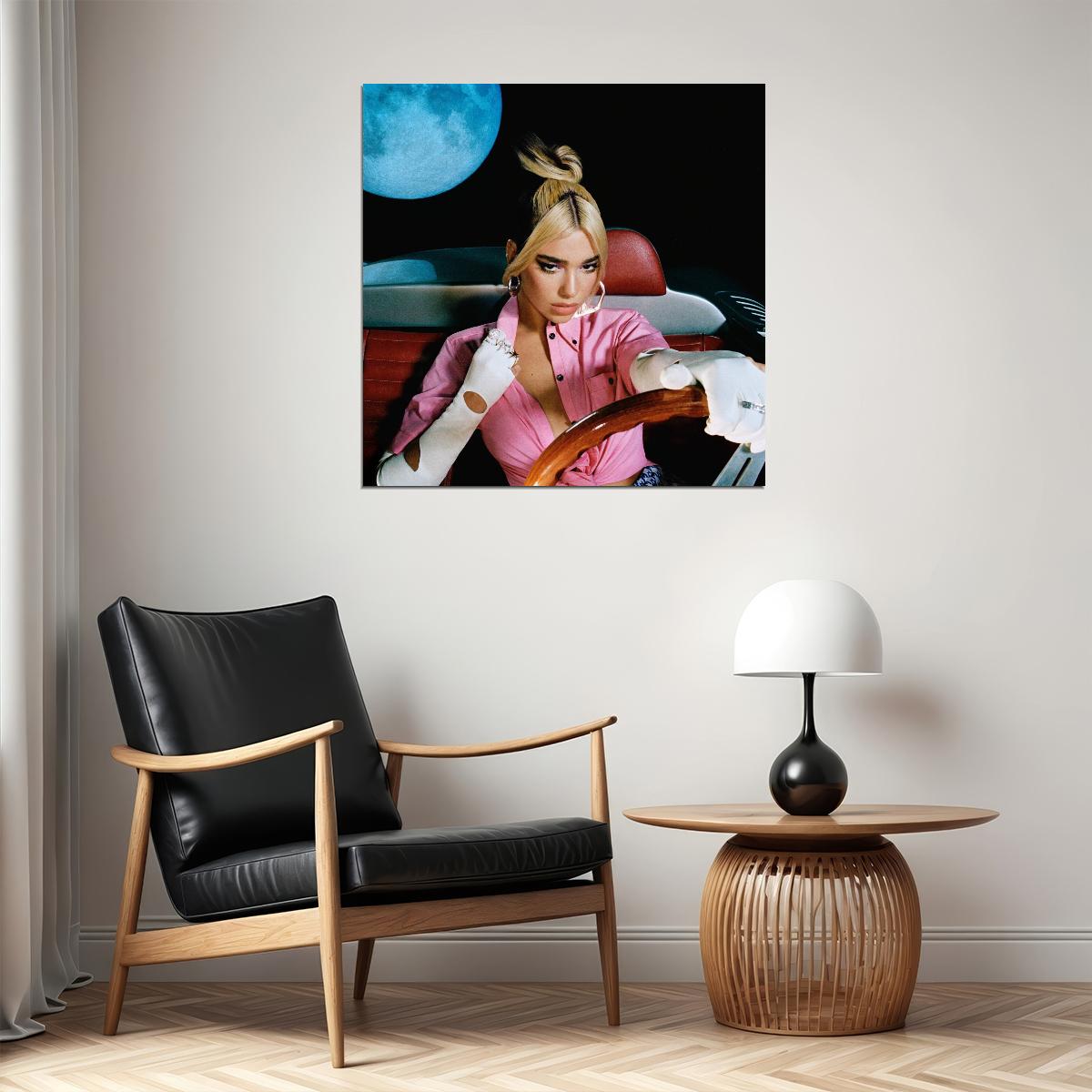 Dua Lipa Poster Pop Music Wall Art Singer-songwriter Print