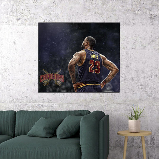 Lebron James Poster Famous Basketball Player Motivational Sports Print - xonomax