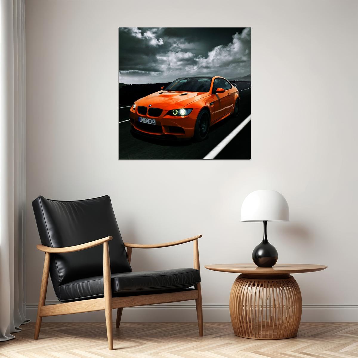 Bmw Poster Luxury Car Wall Art Print