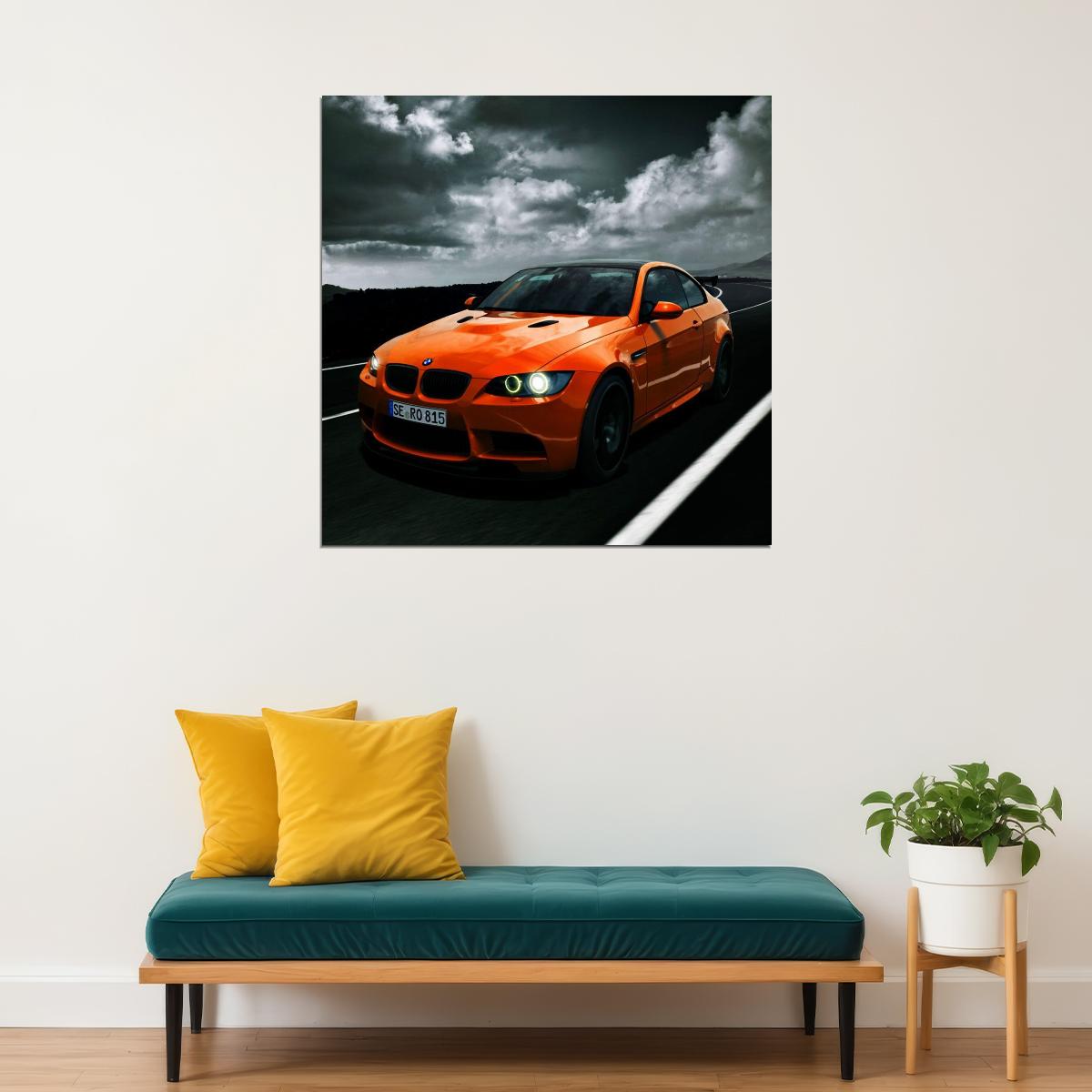 Bmw Poster Luxury Car Wall Art Print