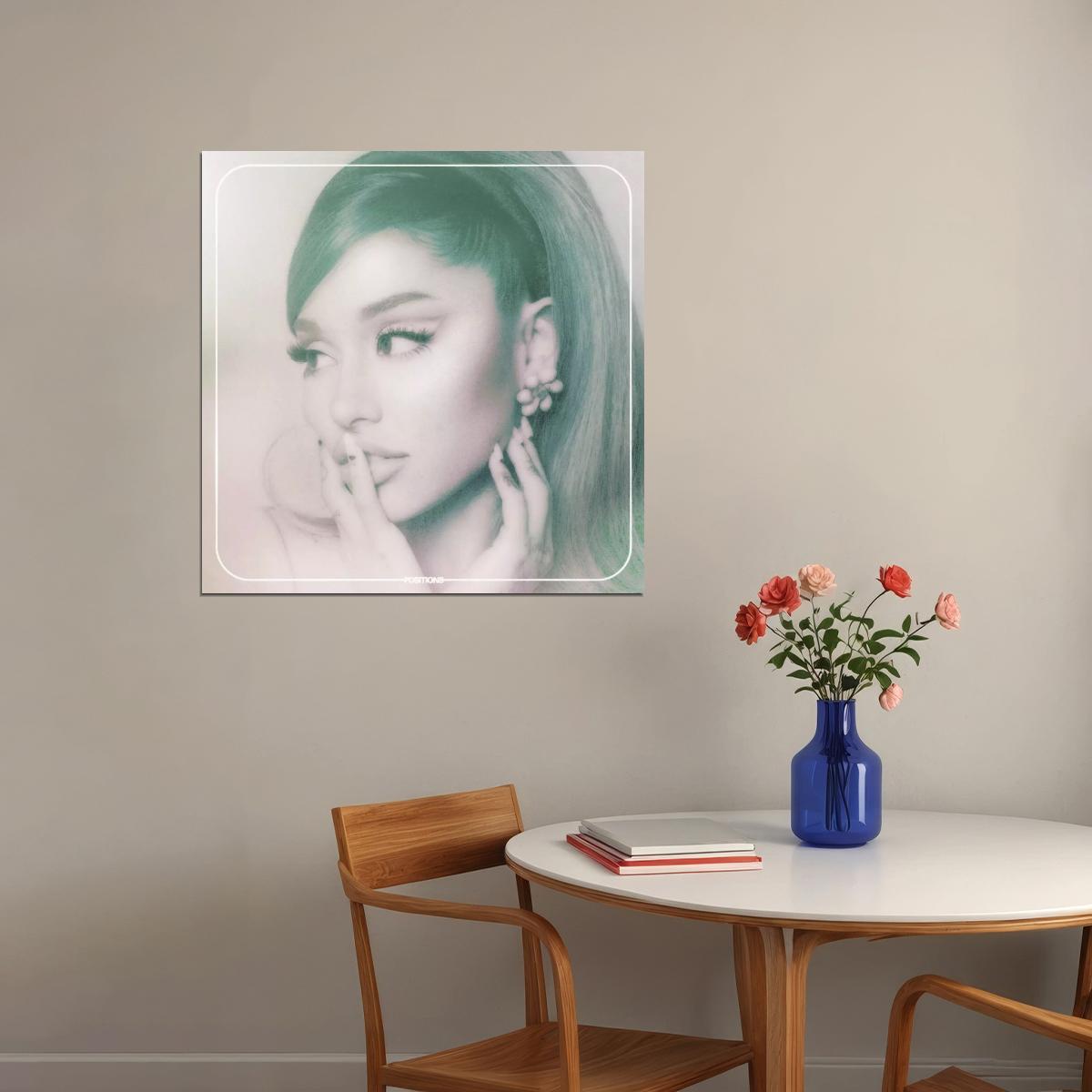Ariana Grande Album Cover Art Pop Music Poster Wall Art Print
