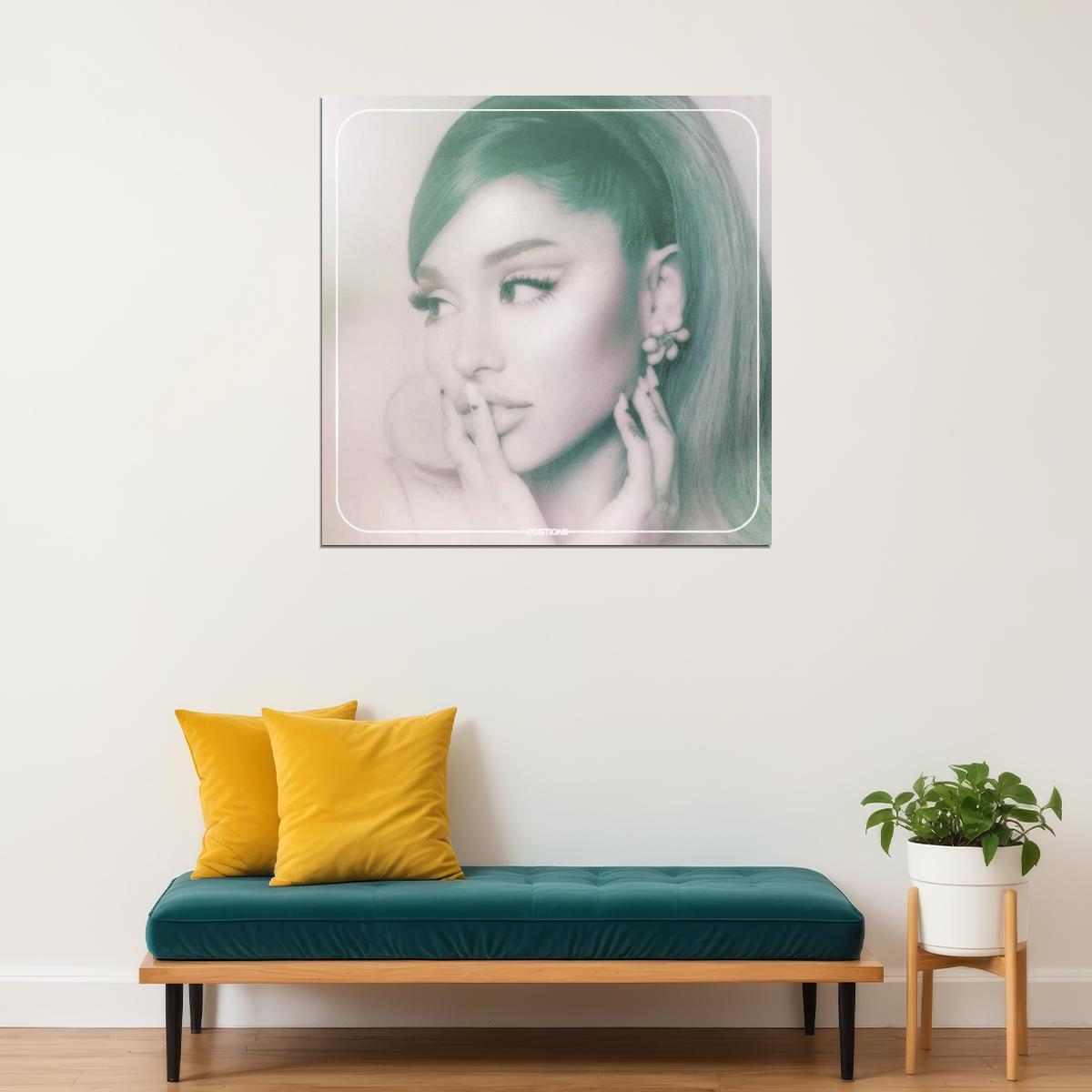Ariana Grande Album Cover Art Pop Music Poster Wall Art Print