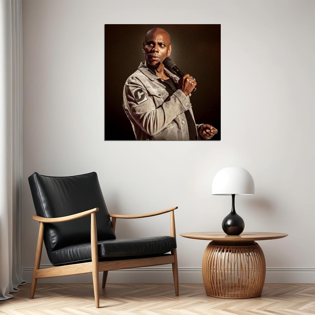 Dave Chappelle Poster Comedian Wall Art Stand-up Comedy Print
