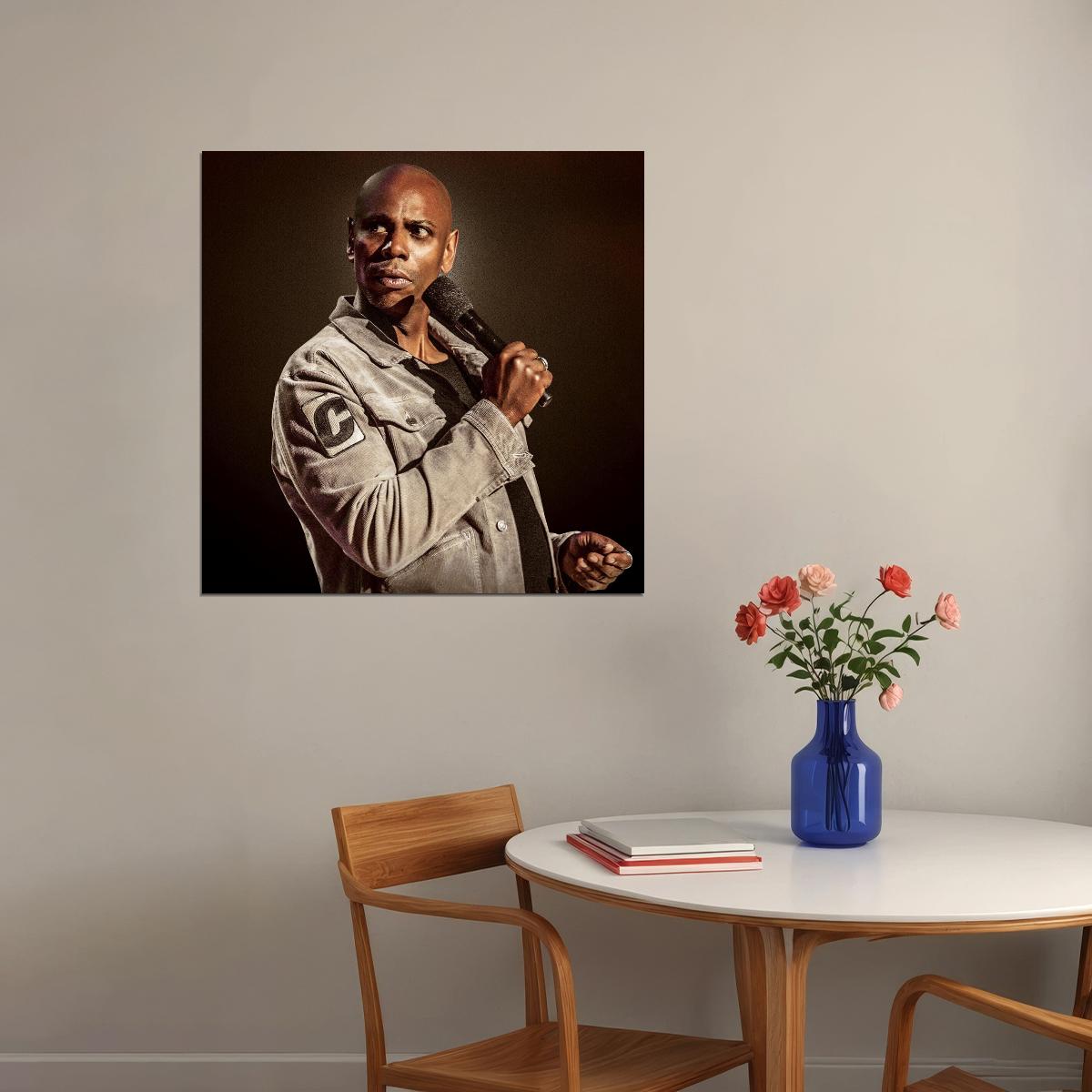 Dave Chappelle Poster Comedian Wall Art Stand-up Comedy Print