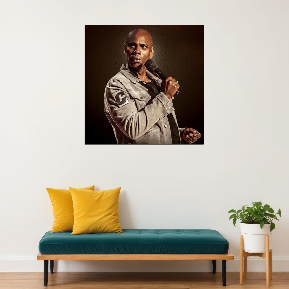 Dave Chappelle Poster Comedian Wall Art Stand-up Comedy Print