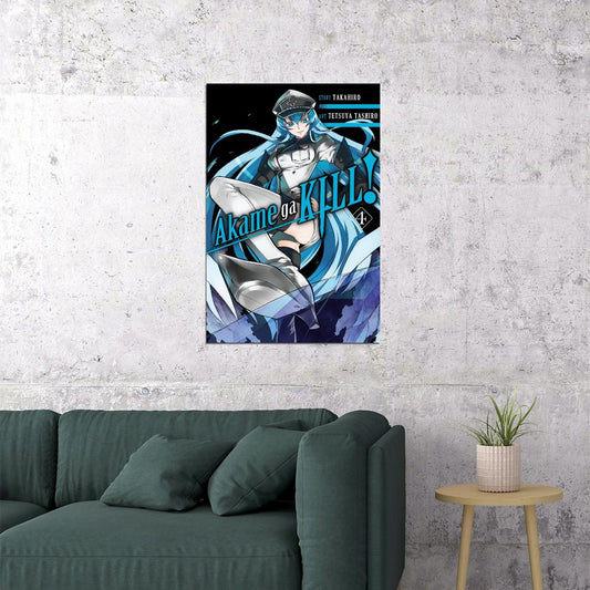Akame Ga Kill! Anime Poster Japanese Animation Wall Art Manga Series Print - xonomax