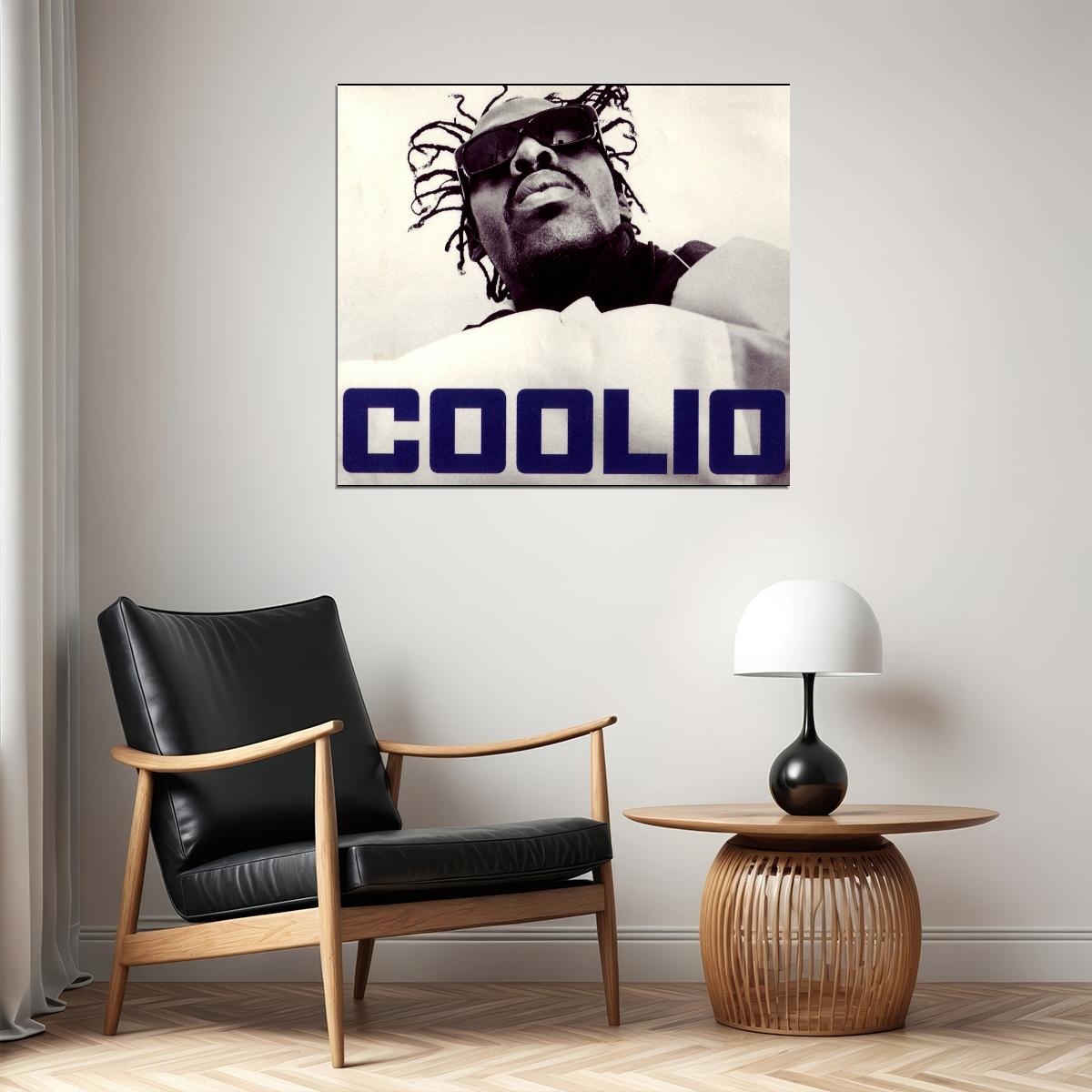 Coolio Poster Hip-hop Music Wall Art Rap Artist Music Print