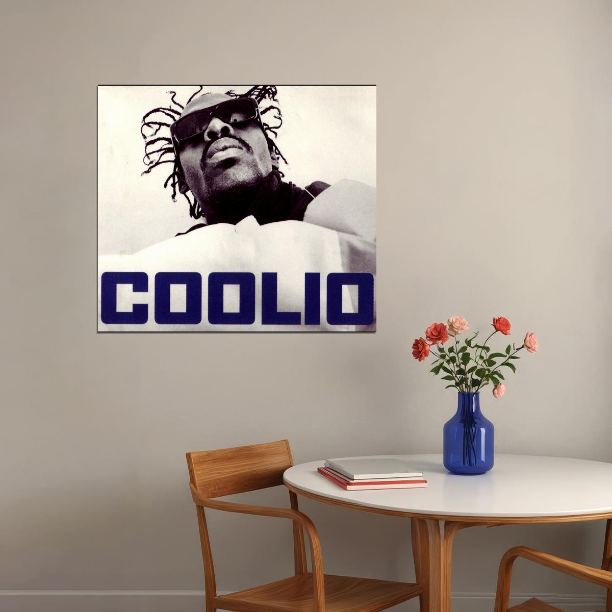 Coolio Poster Hip-hop Music Wall Art Rap Artist Music Print
