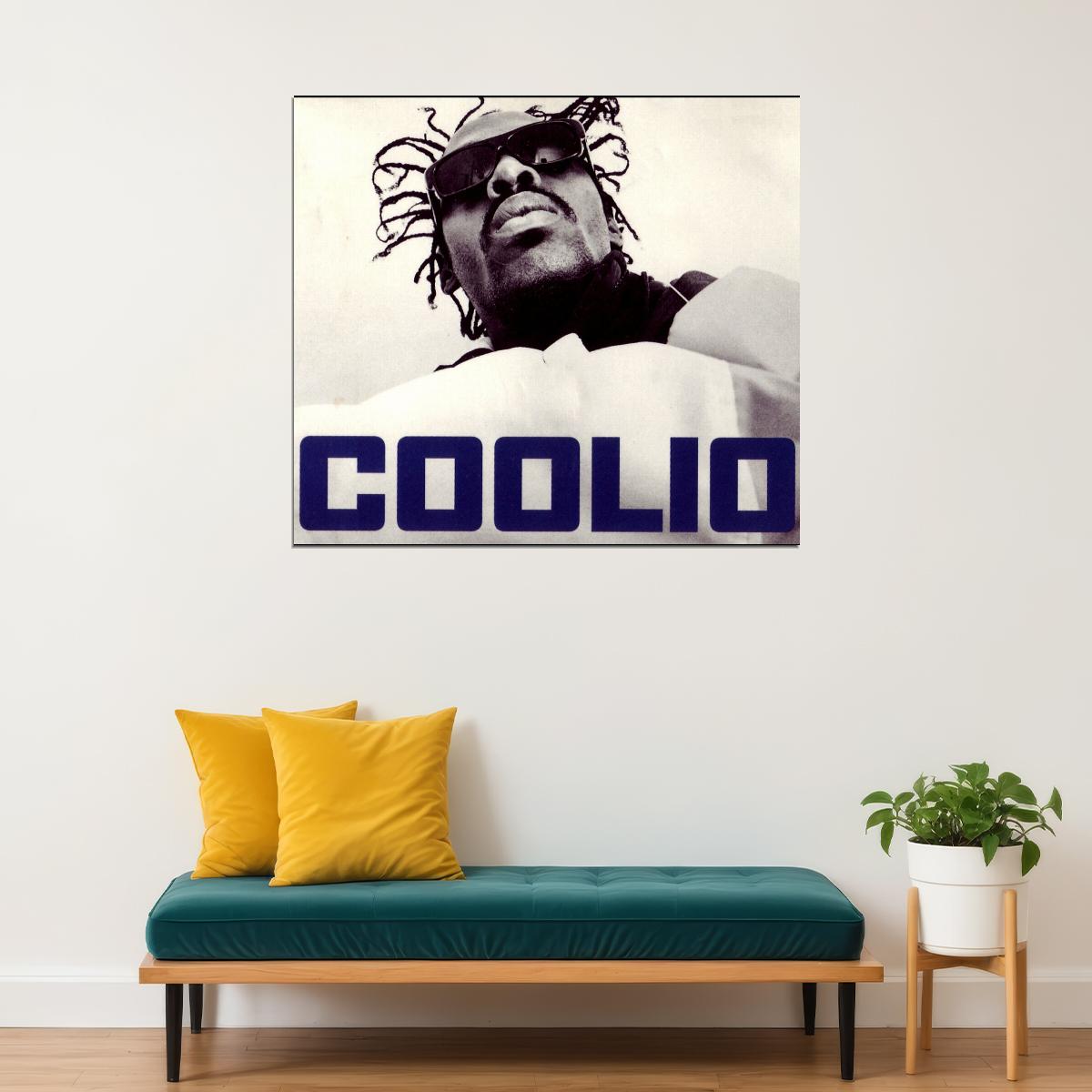 Coolio Poster Hip-hop Music Wall Art Rap Artist Music Print