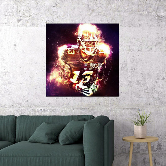Odell Beckham Jr. Poster Nfl Football Player Wall Art Motivational Sports Print - xonomax
