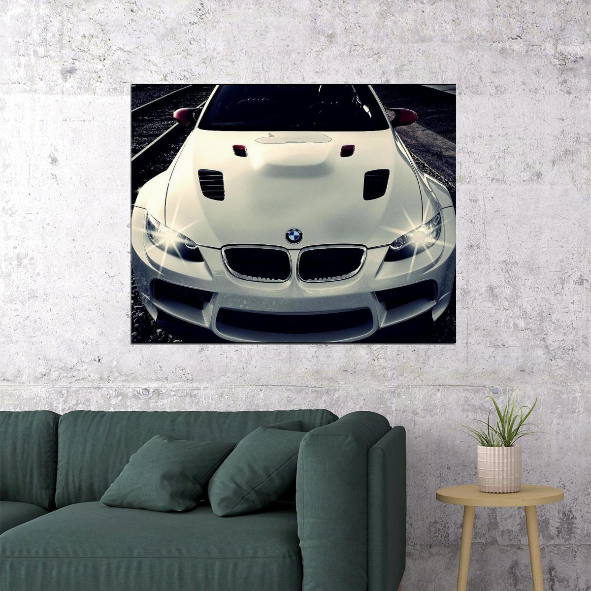 Bmw Poster Luxury Car Wall Art Print