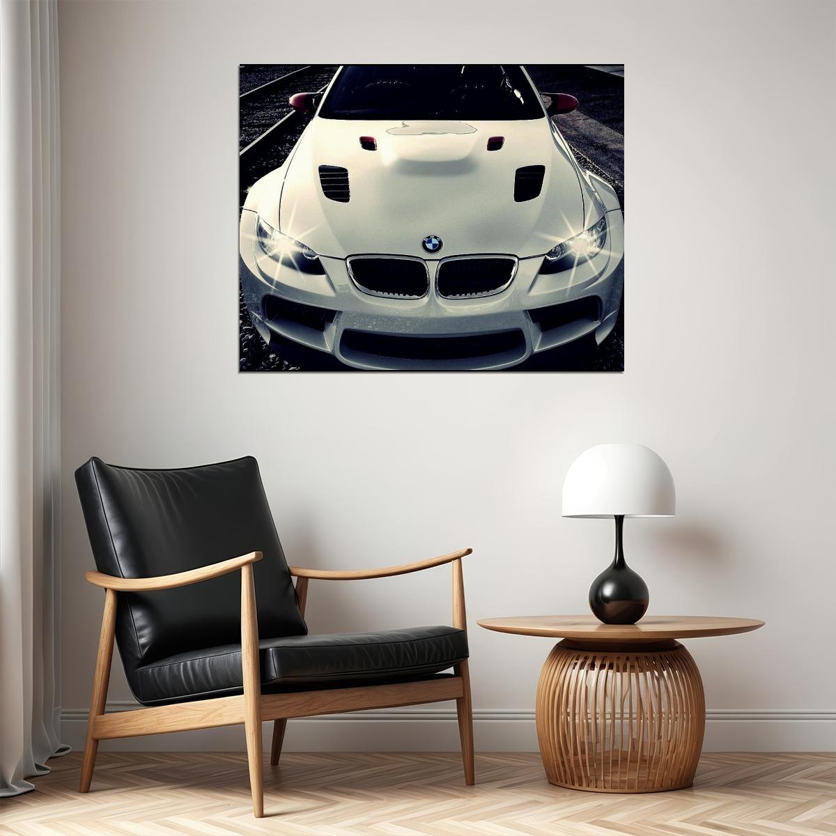 Bmw Poster Luxury Car Wall Art Print