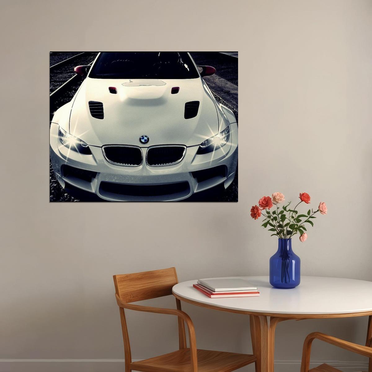 Bmw Poster Luxury Car Wall Art Print