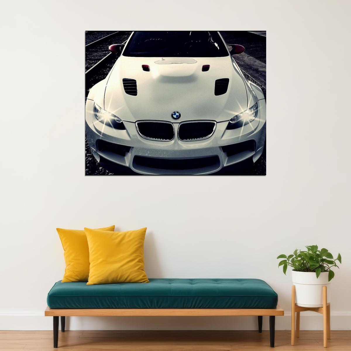 Bmw Poster Luxury Car Wall Art Print