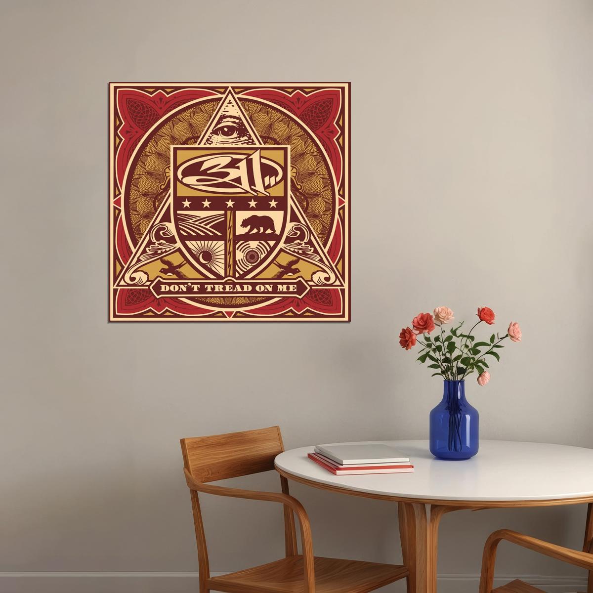 311 Band Poster Alternative Rock Music Wall Art Band Print - xonomax