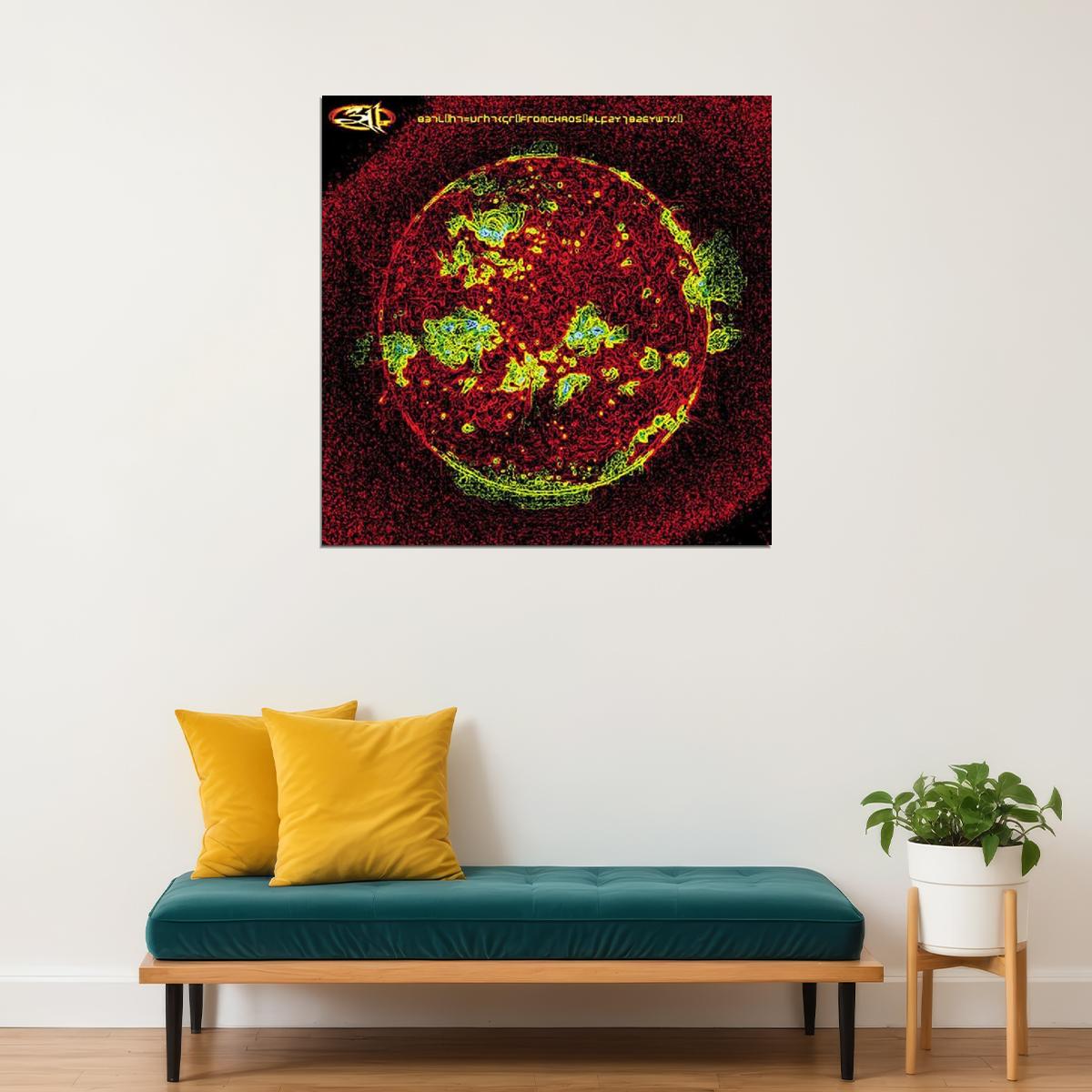 311 Band Poster Alternative Rock Music Wall Art Band Print