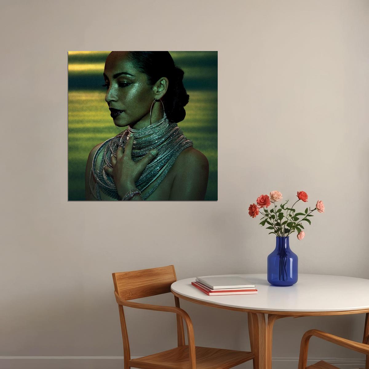Sade Music Poster Famous Singer 1980s 1990s Wall Print