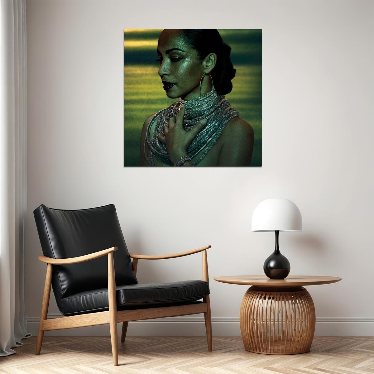 Sade Music Poster Famous Singer 1980s 1990s Wall Print